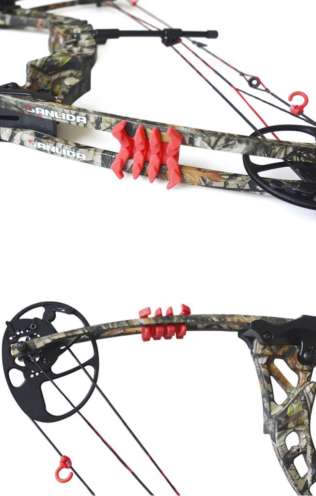 where to put limbsavers on compound bow