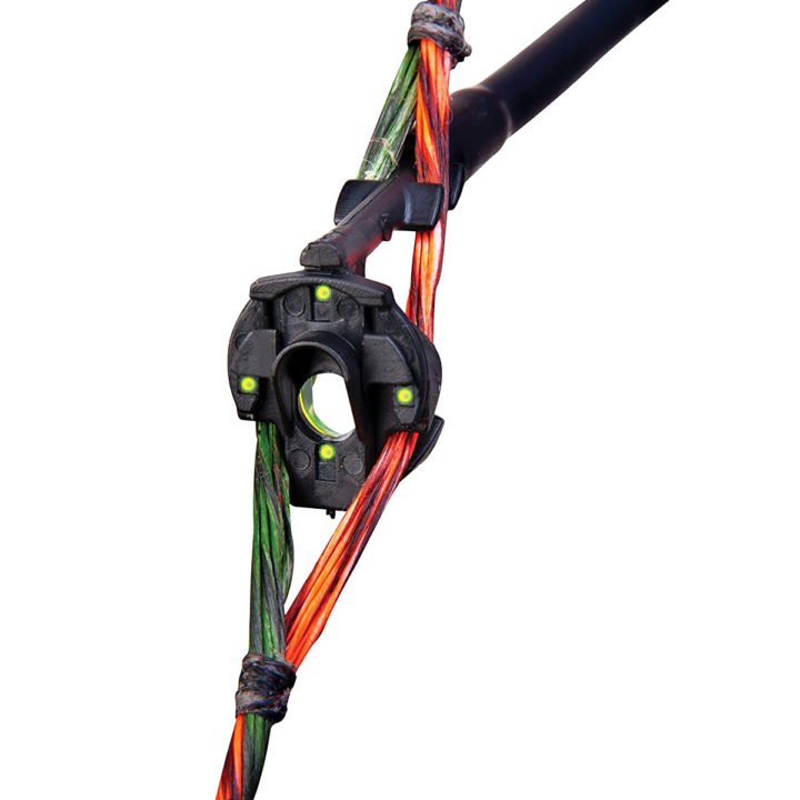 installing peep sight on compound bow